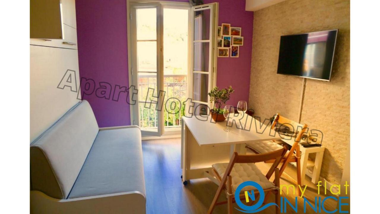Aparthotel Riviera Nice Cote D'Azur - Old Town - Studio Ac - Sea View - 50M Promenade Des Anglais- La Maison Linda ภายนอก รูปภาพ