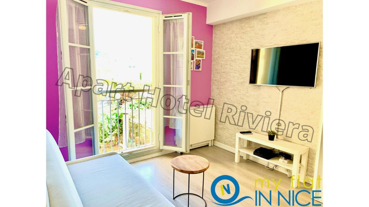 Aparthotel Riviera Nice Cote D'Azur - Old Town - Studio Ac - Sea View - 50M Promenade Des Anglais- La Maison Linda ภายนอก รูปภาพ